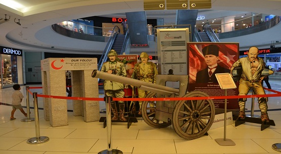 Primemall İskenderun`da Çanakkale müzesi 