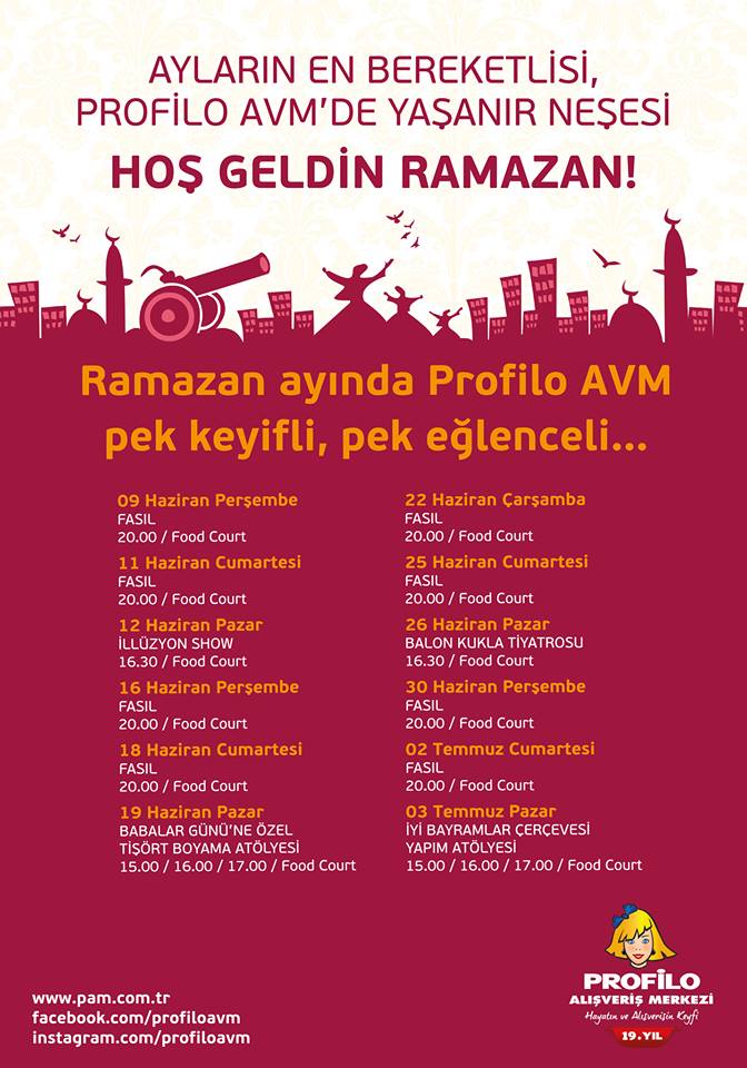 Profilo AVM Ramazan Etkinlikleri 