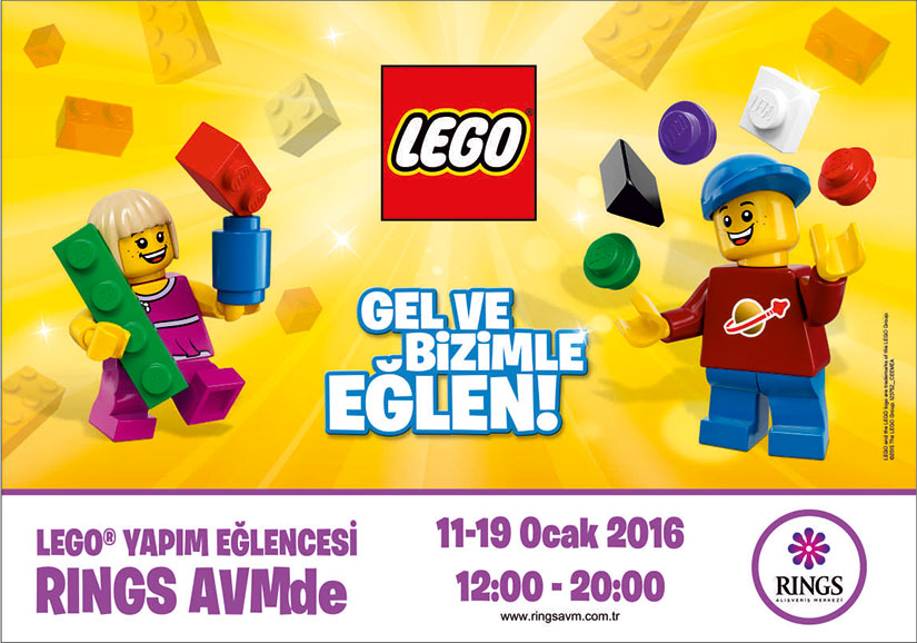 Rings Avm` de lego yapım eğlencesi 