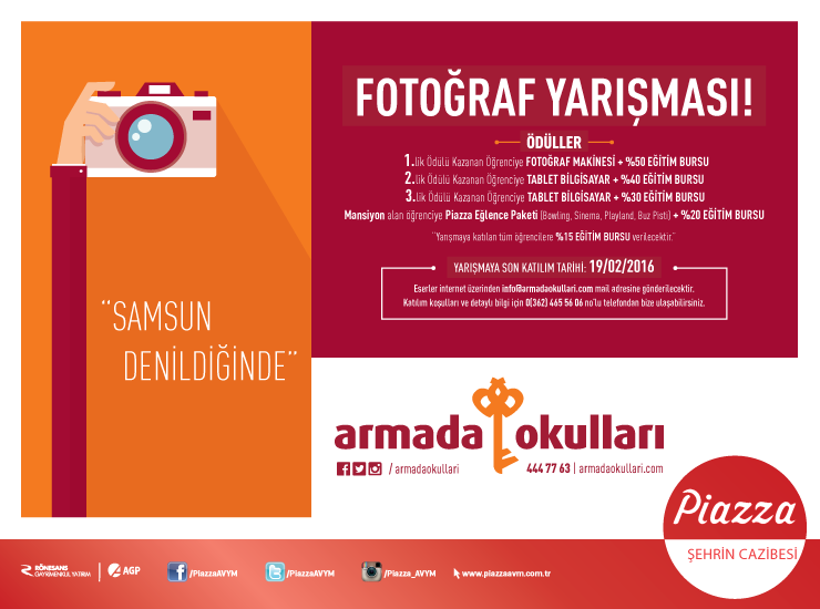 Samsun Piazza AVM `den Fotoğraf Yarışması 