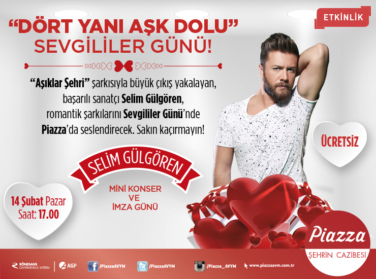 Samsun Piazza AVM Selim Gülgören Konseri 