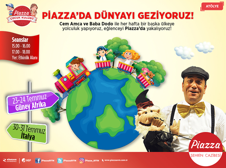 Samsun Piazza AVM`de Dünyayı Geziyoruz! 
