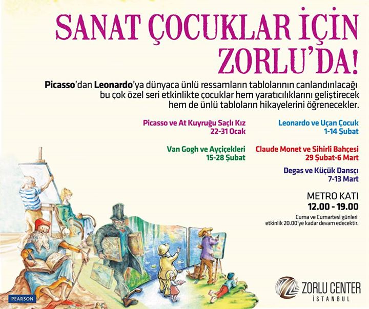 Sanat Çocuklar İçin Zorlu AVM `de! 