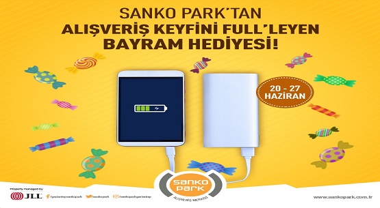 Sanko Park`tan bayram hediyesi 