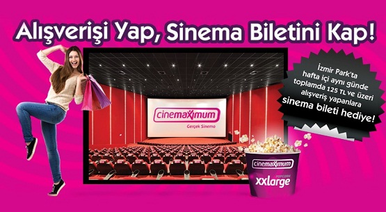 Sinema biletiniz İzmir Park`tan 