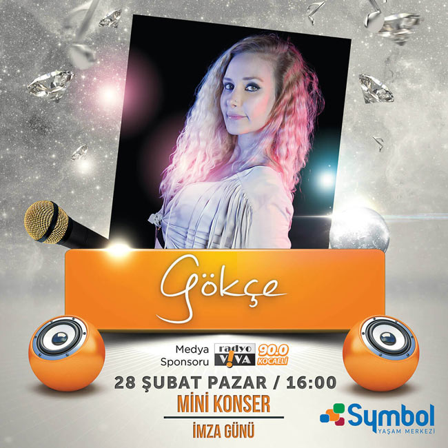 Symbol AVM `de Gökçe Mini Konser ve İmza Günü 