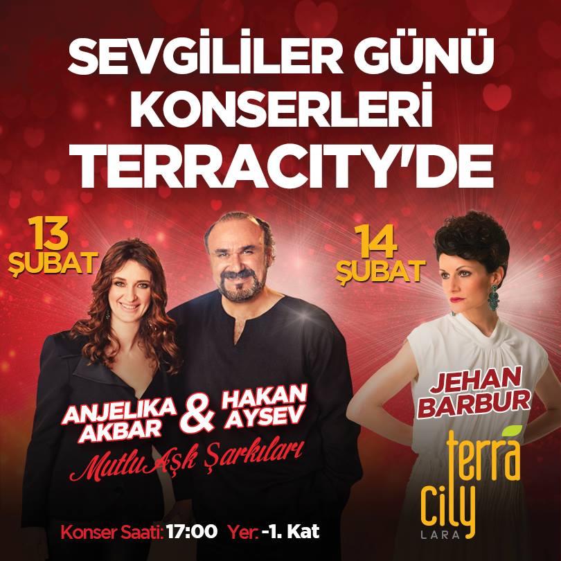 Terra City 14 Şubat Sevgililer Günü Konserleri 