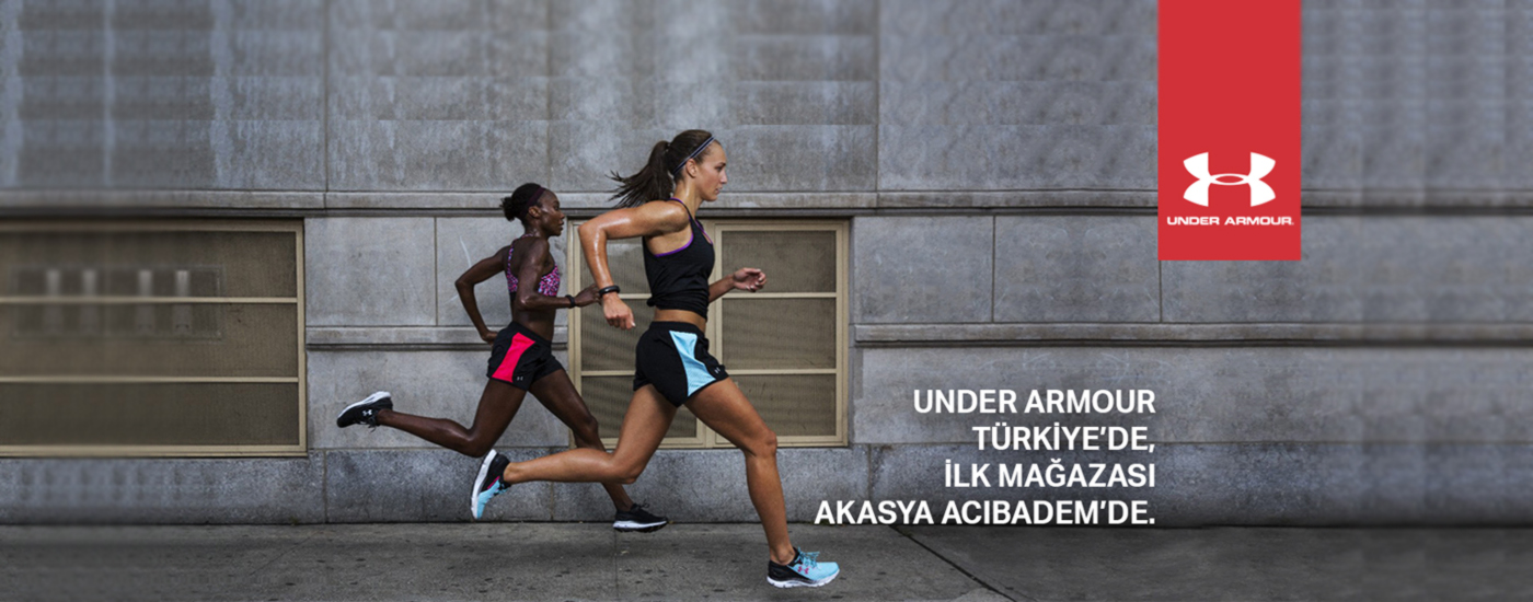 UNDER ARMOUR TÜRKİYE`DE İLK MAĞAZASI AKASYA ACIBADEM`DE 
