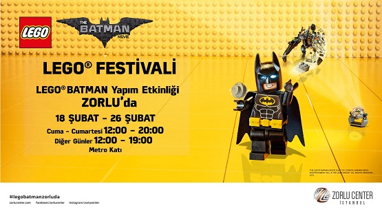 Zorlu Center AVM`de çocuklar LEGO Batman ile eğlenecek 