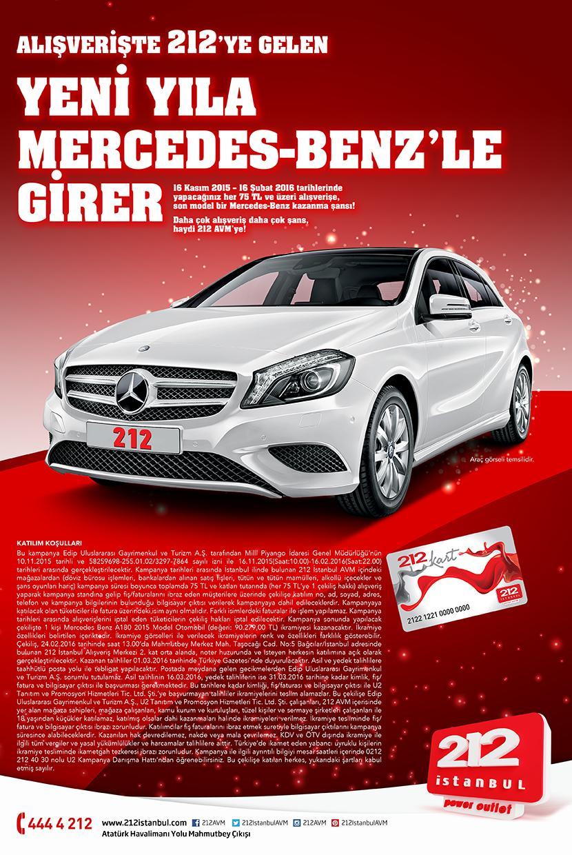 212 avm mercedes benz kampanyası 