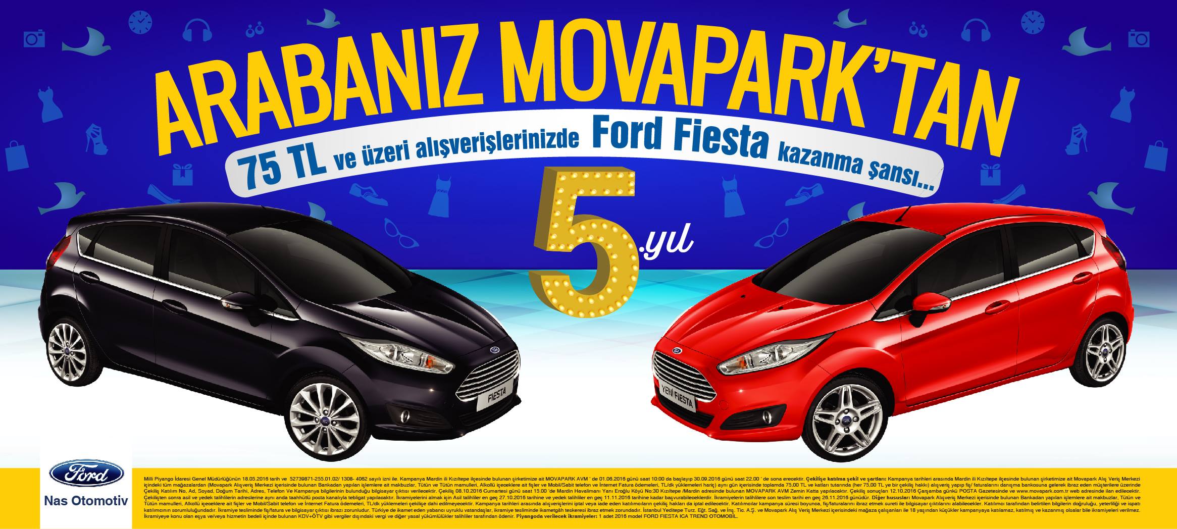 Arabanız Movapark AVM `den!