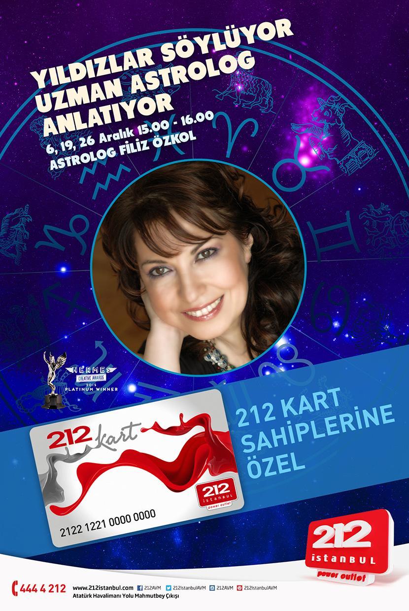 Astrolog Filiz Özkol 212 AVM`de Sizleri Bekliyor 
