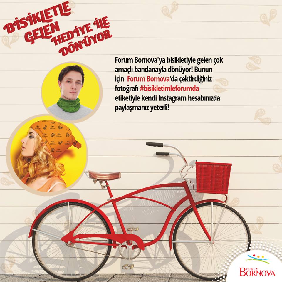 Forum Bornova`ya Bisikletinle Gel Hediye İle Dön