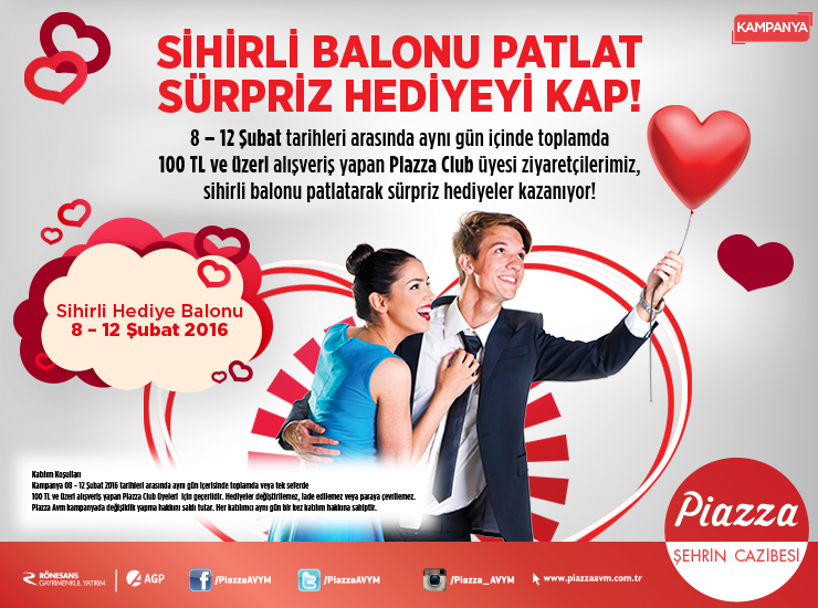 Kahramanmaraş Piazza AVM Sihirli Balon Kampanyası