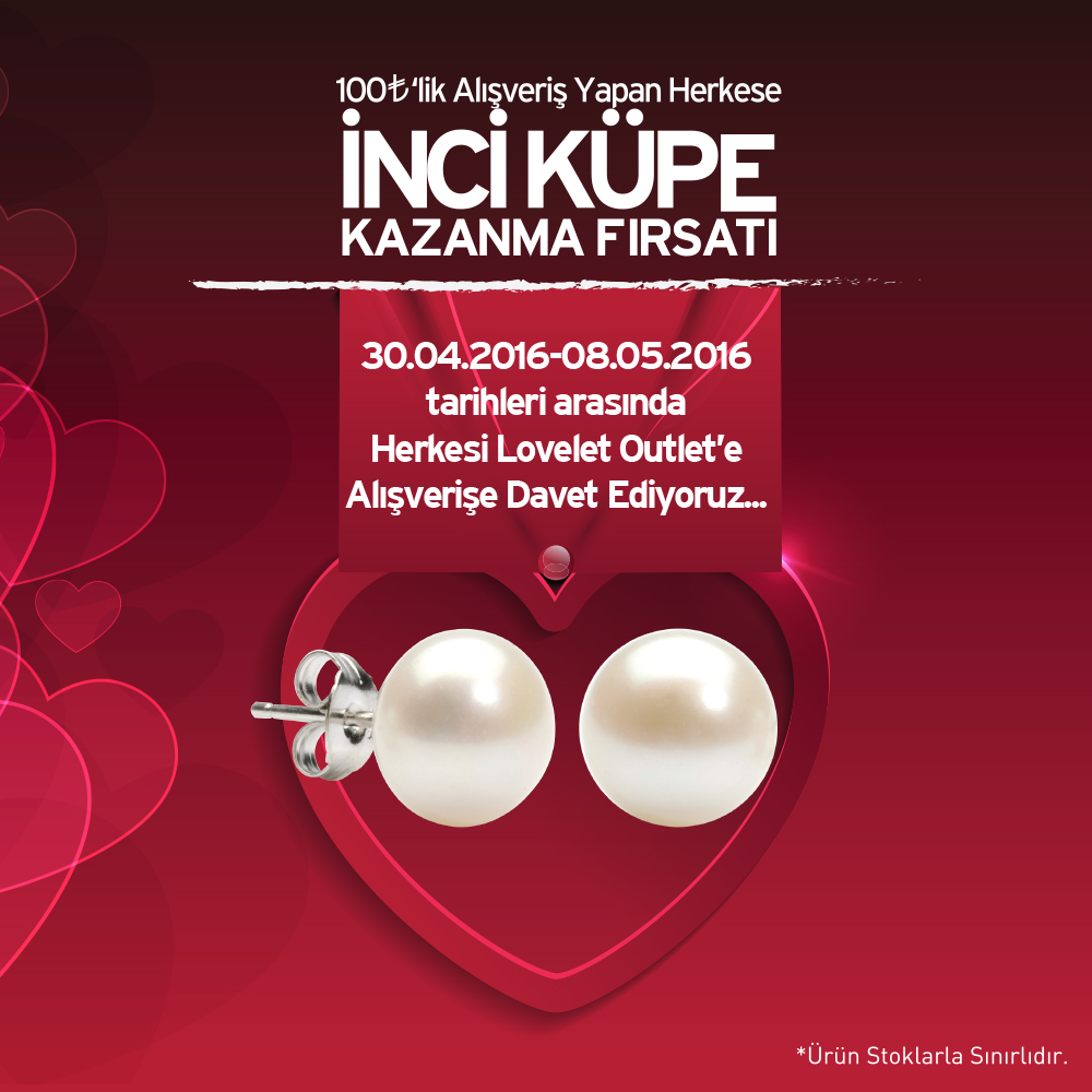Lovelet AVM `den İnci Küpe Kampanyası