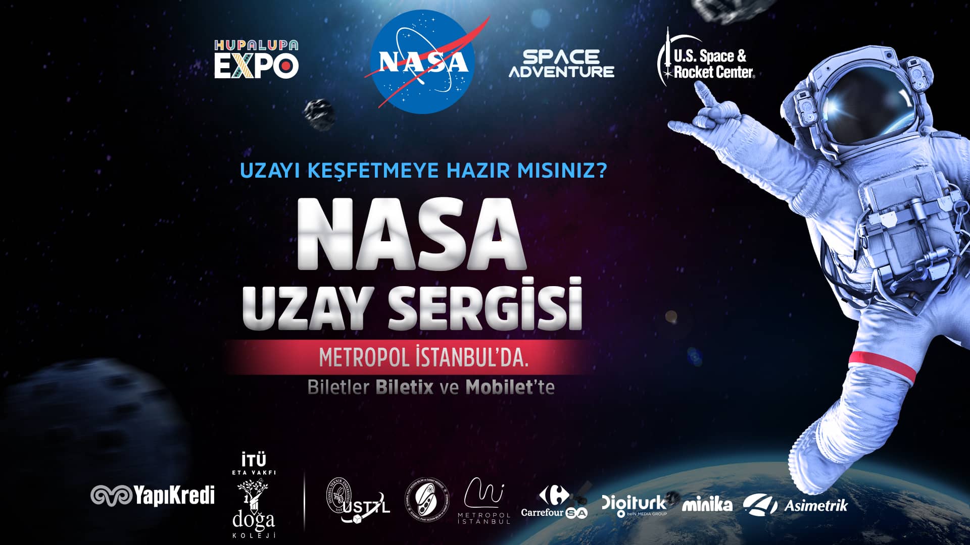 Metropol istanbul ile uzayı keşfet