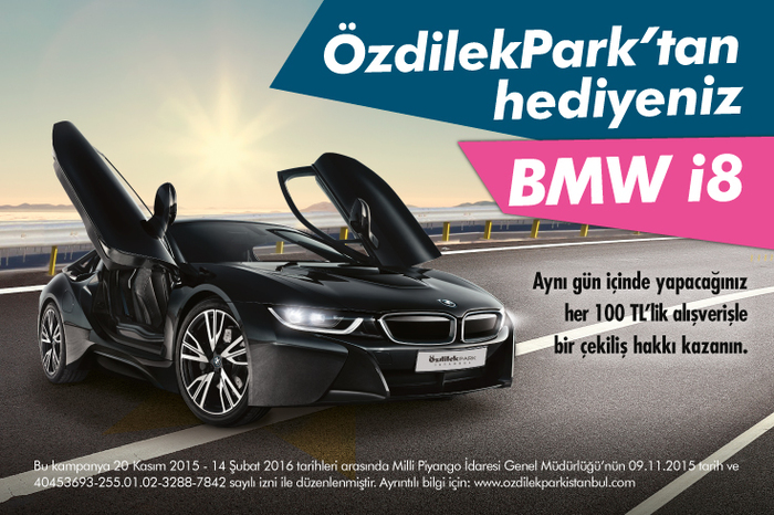 ÖzdilekPark İstanbul AVM `den BMW İ8