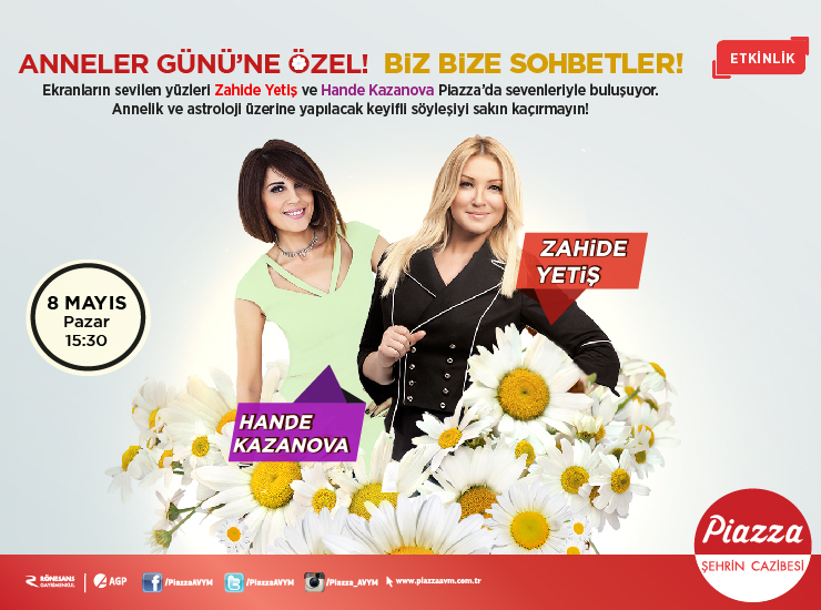Şanlıurfa Piazza AVM `de Zahide Yetiş ve Hande Kazanova İle Sohbet