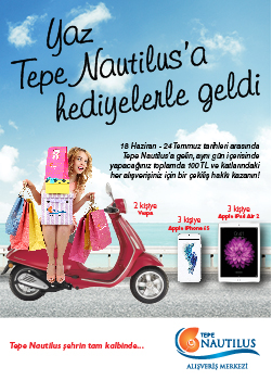 Tepe Nautilus AVM`den Vespa Kampanyası 