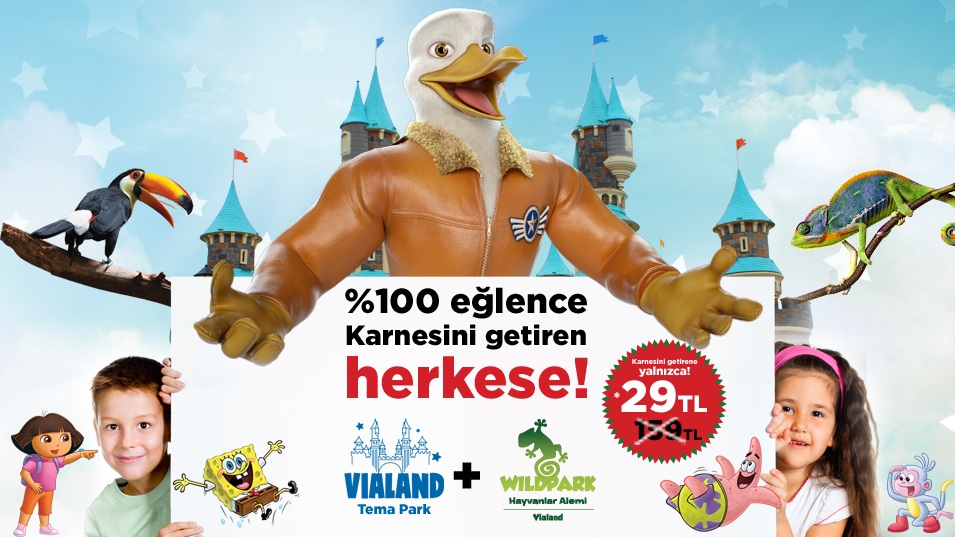 Vialand `da Karnesini Getirene İndirim Var!