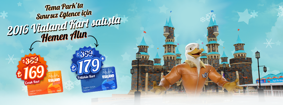 Vialand Yıllık Kartlarda İndirim Var!