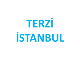 Terzi / Tailor İstanbul